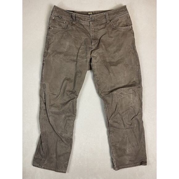 Kuhl Ryder Pants Mens 38x32 Brown Crag Series Straight Leg Relaxed‎ Fit - Picture 1 of 15